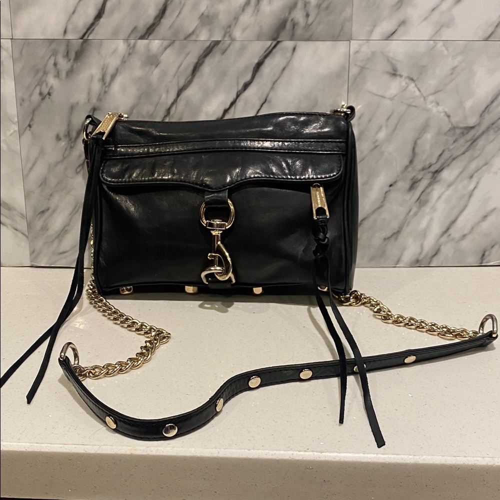 Rebecca Minkoff Black Leather Bag - Picture 3 of 10